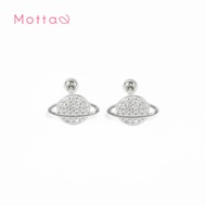 crazysusliki Motta Silver Earring จิวเงินแท้ ดาวเสาร์ SE-J0210