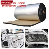 HOTWIND 50x200cm Car Acoustic Thermal Sound Heat Deadener Mat Auto Car Engine Door Sound Proof Wall Panels Deadening Noise Insulation Mats C4N4