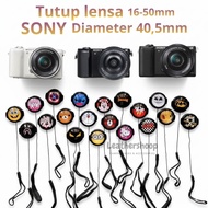 Lens Cover Sony Alpha 16-50mm Diameter 40.5mm A5000 A5100 A6000 A6400 ZVE10 Etc. Lens Cap