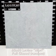 granit abu 60x60 levine marl lapis kaca (full glaze) kilat kualitas 1