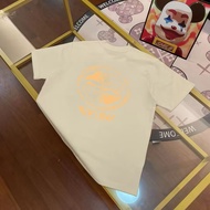 EVISU/God of Fortune 2026 Round Neck Short-Sleeved T-Shirt Couple Style Men Style Original Design Al