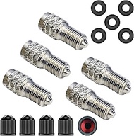 Double Seal Valve Stem Caps,Valve Stem Extenders High Pressure Inflate/Flow Through Valve Stem Caps 