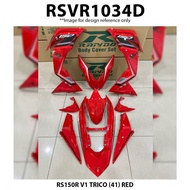 Rapido Coverset cover set (sticker Tanam)  RS150 V1 &amp; V2 &amp; V3 Trico (41) Colour ( Red , White )