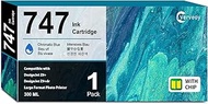 747 Chromatic Blue 300-ml Ink Cartridge (P2V85A) Replacement for HP 747 P2V85A Chromatic Blue High C