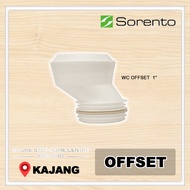 Toilet WC Offset Connector 1'' / 2'' / 3'' / Uncut / Flexible Connector