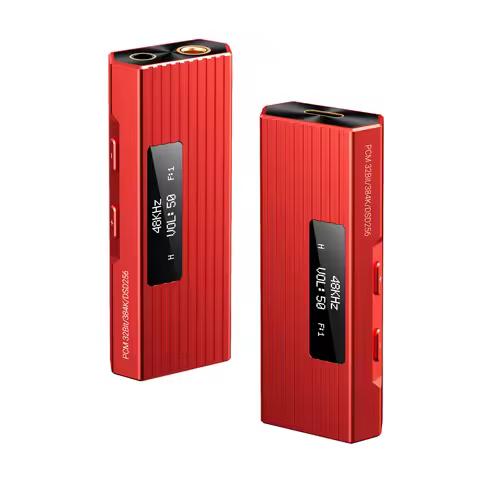 USB-C to AUX DAC Amp 3.5mm+4.4mm Hi-Res ES9028Q2M DSD256，For iPhone 15/16/17 Pro & Android