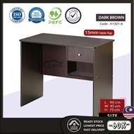 LEXIS L90cm Writing Table Office Table Solid Board with 1 Drawer