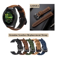 20mm 22mm New Crazy Horses Cowhide Leather Strap For Garmin Forerunner 255 265 245 645 Vivoactive 3 4 Venu Sq 2 Quick Release Band