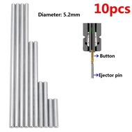 10PCS In Stock 5.2mm Ejector Pins Set 3.2-15.2cm Reamer For Pushing Rifling Buttons High Hardness Sp