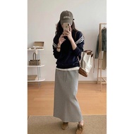[Multi-Season Essential] Women's Sporty Casual A-Line Sweater Skirt