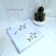 Hijab Paris Premium Segi Empat Jilbab Square Kerudung Segi Empat Bordir Elmeralda