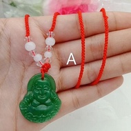 Buddha jade necklace