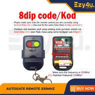 330mhz Autogate Replacement Switch Remote Control Key For Garage Gate Door