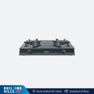 EVE เตาแก๊ส 2 หัว เตาแก๊สตั้งโต๊ะ หัวเตาแก๊ส GS70-2RR/3DG + (evercook)