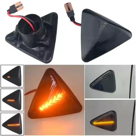 2PCS Side Marker Light For Mitsubishi Colt CZC CZ3 Z23 Z24 Z25 Z33 Z34 Z3 2004-2012 LED Dynamic Turn