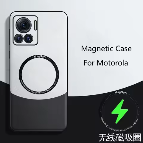 Magnetic Case For Motorola Edge 30 Ultra Moto Edge30 Pro 30 Fusion Luxury Silicone Leather Color Blo