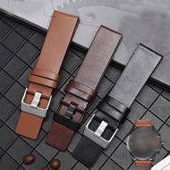 Leather Watchband 22 24 26 28 30mm 32mm bracelet for diesel watch strap wristwatches band for DZ4343
