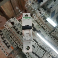 Mcb schneider iC60N 6KA 1P 25A C25 A9F74125