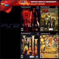 🎮 PS2 CD GAMES / SIREN / 25 To Life / Thirteen / 7 Wonders of the Ancient World 🎮