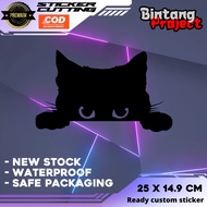 Cute cat stickers, car stickers, laptops, motorbike stickers, cat cutting stickers