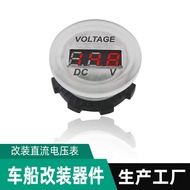 Modified Car Battery Voltmeter DC LED Digital Display Motorcycle Car Voltmeter Detector Transparent