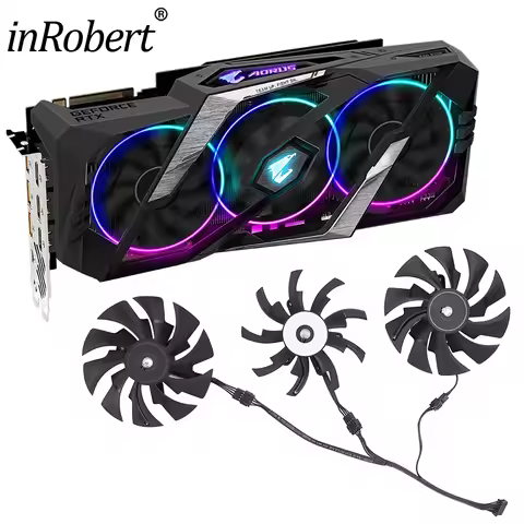 New Original 95MM PLD10015B12H Cooling Fan Replacment For Gigabyte AORUS GeForce RTX 2060 2070 2080 