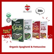 【Love Earth Organic】Organic Spaghetti & Fettuccine 乐儿有机意大利面 - 200g | SoybeanSpaghetti/SoybeanFettucc