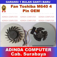 Toshiba Cooling Fan M640 M645 P745 P745D 4 PIN OEM