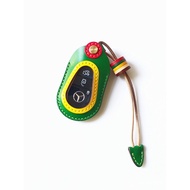 Suitable for Mercedes-Benz c260l Key Cover 2024 High-End Female c350el Genuine Leather Light Luxuryf