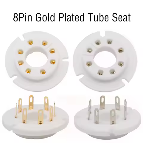 4PCS 8Pin Electron Tube Seat FU50R For FU50 FU-50 5Z8P 5Z9P Vacuum Tube Amplifier Audio Valve DIY Gi