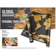 Nordic Traveller ★Scratch World Map★High Quality★Travelogue Scratch Map ★World Map★Scratch Map Trave
