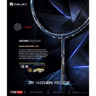 FELET 3K WOVEN FENCE BADMINTON RACKET - FREE STRING + GRIP + SHIRT + SOCKS