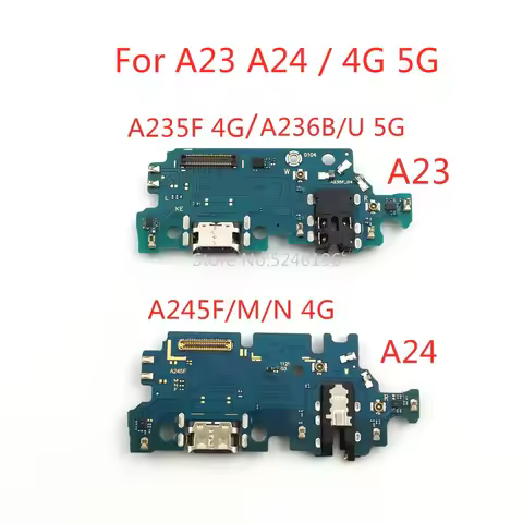 1pcs USB Charging Port Charger Base Connector For Samsung Galaxy A23 4G A235F A23 5G A236B A236U A23