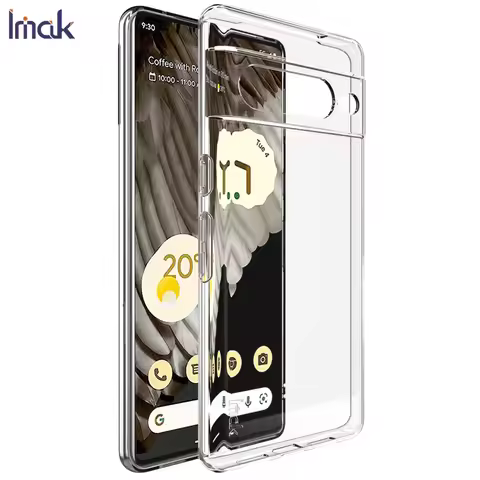 For Google Pixel 7 Pro Case IMAK Ultra Thin Soft Clear Back Cover Phone Cases Funda For Google Pixel