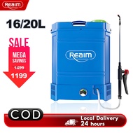 REAIM Sprayer For Agriculture Rechargeable 16/20L Electric Sprayer 2 in 1