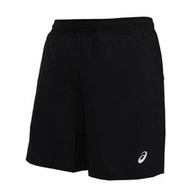 ≡排汗專家≡ASICS 男9吋平織短褲  ( 五分褲 吸濕排汗 運動 休閒 訓練「2041A343-001」 免運