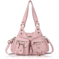 Leather Crossbody Bag Shoulder kiss Handbag Women's Single hobo Shoulder Bag and Bag Artificial Wand
