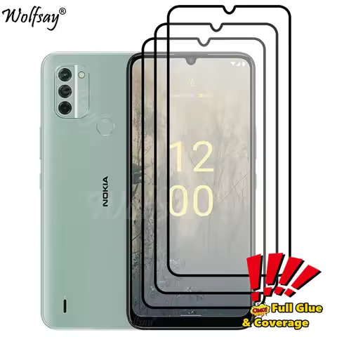 Full Cover Whole Glue Screen Protector For Nokia C31 Tempered Glass For Nokia C31 Glass For Nokia C3