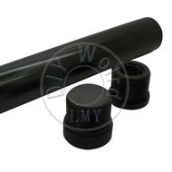 OD 32mm Titanium Alloy Air 30Mpa 300bar 4500psi Cylinder Tank for PCP Airforce AirRifle Black