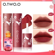 【gift】o.two.o Velvet Matte Lip Tint Lip Mud Lip And Cheek Dual-use Lip Gloss Face Makeup 8 Designs T