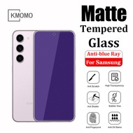 Matte Anti Blue Ligth Tempered Glass Screen Protector For Samsung S24 S23 FE S22 S21 Plus S20 FE Note 20