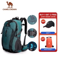 CAMEL CROWN กระเป๋าเป้สะพายหลัง กันน้ํา จุของได้เยอะ 40 ลิตร เหมาะกับการพกพาเดินทาง เล่นกีฬา ปีนเขา สําหรับผู้ชาย และผู้หญิง