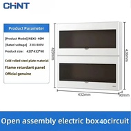 CHINT 40 Ways Electric Box Cover Breaker Enclosure Distribution Box Circuit Breaker Panel Box Breake