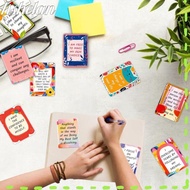 HSHELAA 50Pcs Inspirational Cards, Colorful with Inspirational Quote Uplifting Positive Affirmation 