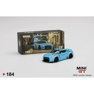 Mini GT MiniGT Liberty Walk LBWK Nissan GTR R35 Macau Light Blue