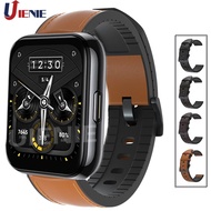 Leather Watchband for Realme Watch 2/ 2 Pro/ S/ S Pro Strap 22mm Bracelet Watch Band Sport Replacement Wristband