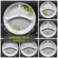 Loose🔥CORELLE DIVIDED DISH 21 26CM - divided plate - compartment plate - pinggan sihat - pinggan diet - sukusuku separuh