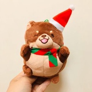 日本SKJ景品•忠犬もちしば•忠犬麻糬柴犬•聖誕毛公仔吊飾