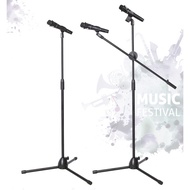 Microphone Stand Adjustable Collapsible Tripod Live K-song performance Mic Stands Phone Stand