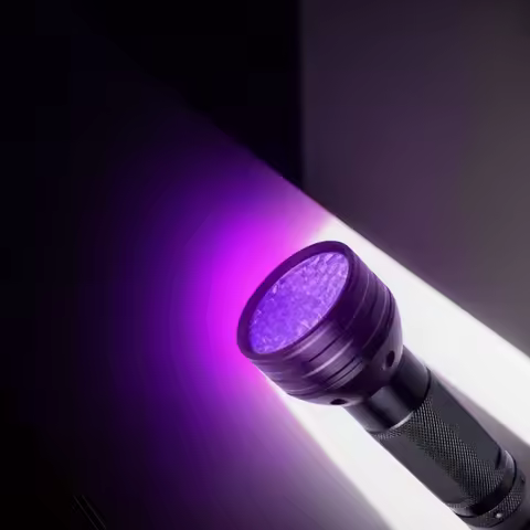 Black Light UV Torch - 21-LED Ultraviolet for Detecting Pet Messes & Bed Bugs (Portable)